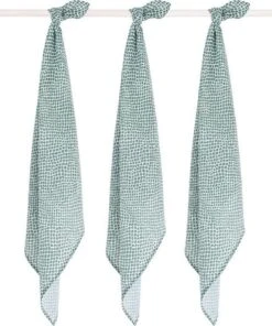 Jollein Hydrofiel Multidoek Snake 70x70cm - Ash Green - 3 Stuks