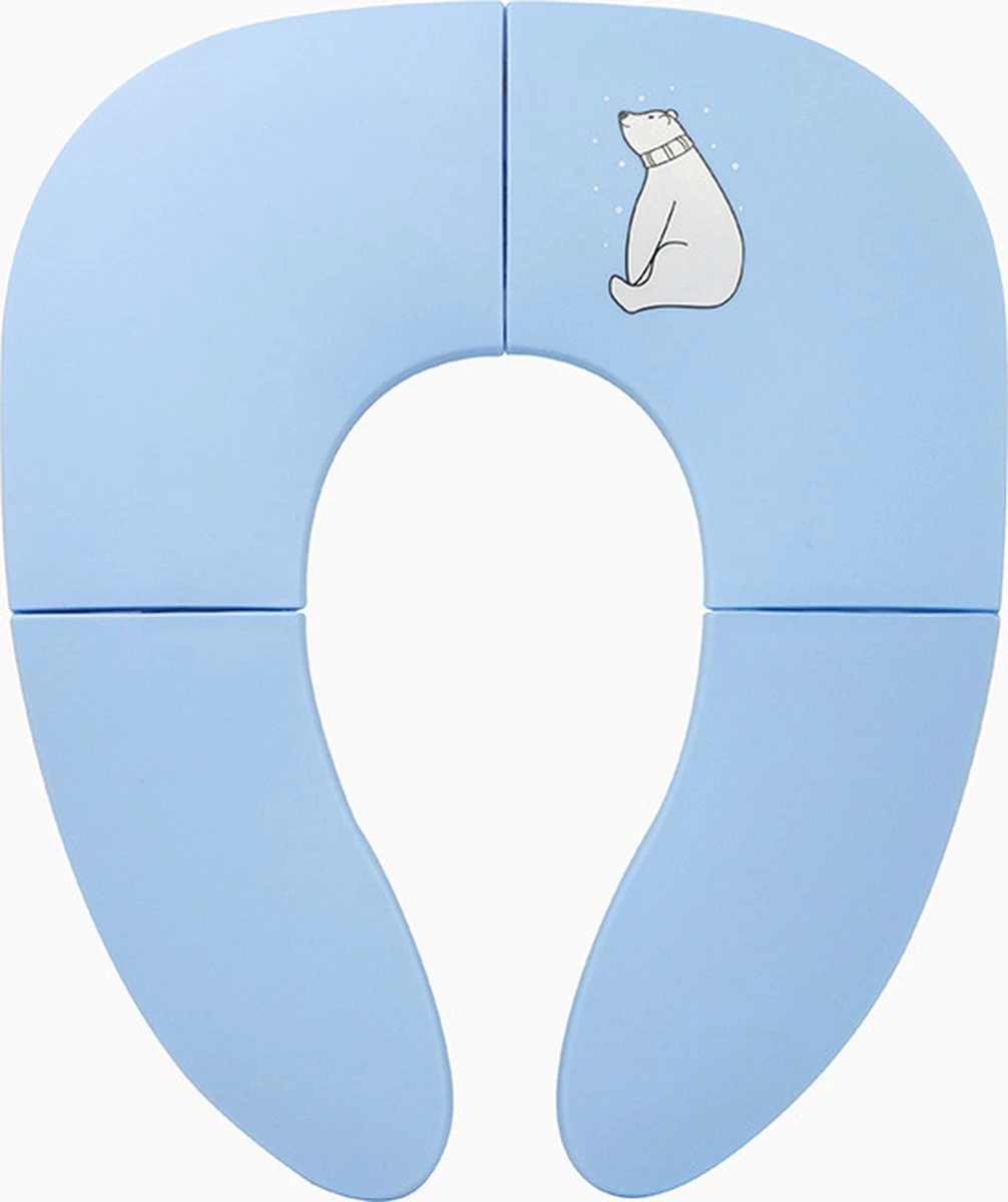 Kinder WC (blauw) Bril Opvouwbaar Licht Ontwerp Hygiënisch Voor Onderweg WC Bril Voor Zindelijkheidstraining Makkelijk Mee Te Nemen Gratis Tasje Bijgeleverd 3 Kinder WC (blauw) Bril Opvouwbaar Licht Ontwerp Hygiënisch Voor Onderweg WC Bril Voor Zindelijkheidstraining Makkelijk Mee Te Nemen Gratis Tasje Bijgeleverd - Afbeelding 3