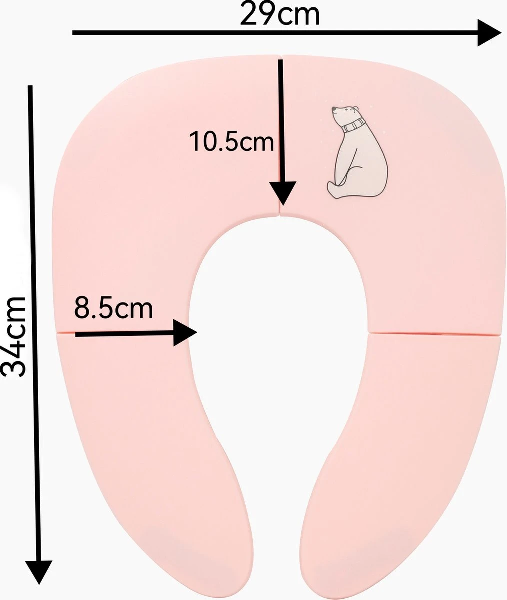 Kinder WC (roze) Bril Opvouwbaar Licht Ontwerp Hygiënisch Voor Onderweg WC Bril Voor Zindelijkheidstraining Makkelijk Mee Te Nemen Gratis Tasje Bijgeleverd 1 Kinder WC (roze) Bril Opvouwbaar Licht Ontwerp Hygiënisch Voor Onderweg WC Bril Voor Zindelijkheidstraining Makkelijk Mee Te Nemen Gratis Tasje Bijgeleverd