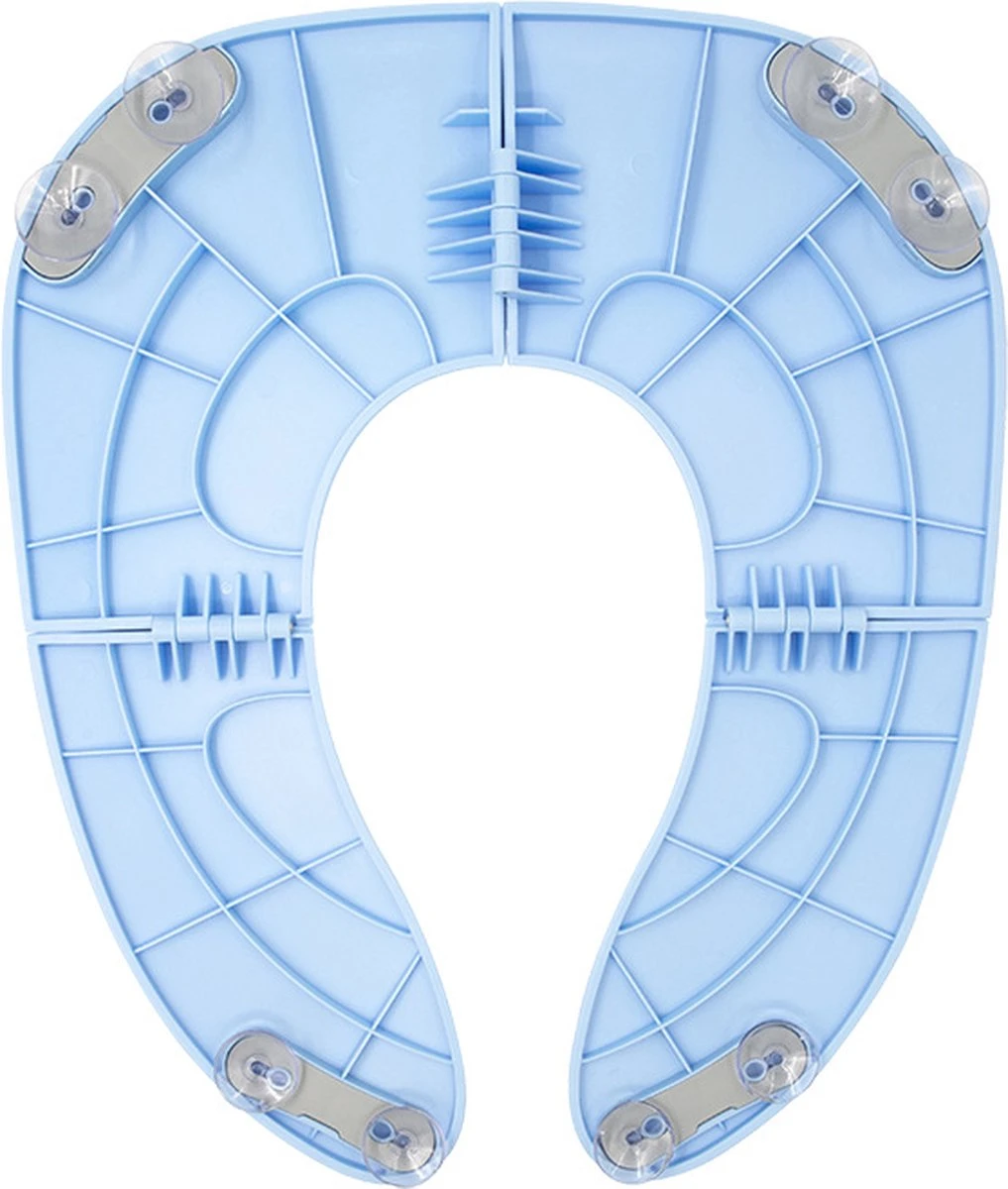 Kinder WC (blauw) Bril Opvouwbaar Licht Ontwerp Hygiënisch Voor Onderweg WC Bril Voor Zindelijkheidstraining Makkelijk Mee Te Nemen Gratis Tasje Bijgeleverd 4 Kinder WC (blauw) Bril Opvouwbaar Licht Ontwerp Hygiënisch Voor Onderweg WC Bril Voor Zindelijkheidstraining Makkelijk Mee Te Nemen Gratis Tasje Bijgeleverd - Afbeelding 4