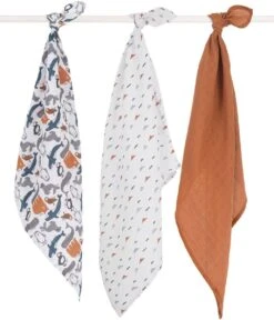 Jollein Hydrofiel Multidoek Snake 70x70cm - Ash Green - 3 Stuks -Babyproducten 1028x1200 1