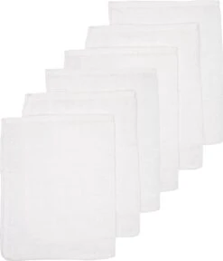 Meyco Hydrofiele Biologische Washandjes Uni - 6-pack - Wit