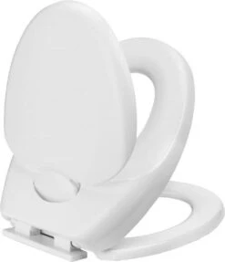 Merkloos Kinder Toiletbril, Toiletbril Verkleiner, Kinder Wc Bril, Kinder Toiletzitting, Familie Toiletbril Met Verkleiner Family Seat, 2 Toiletbrillen In 1,