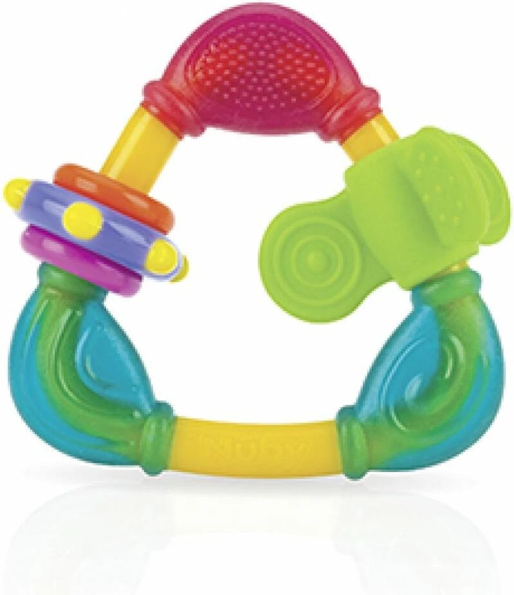 Nuby - Bijtspeelgoed - Bijtdriehoek - 3m+ 3 Nuby - Bijtspeelgoed - Bijtdriehoek - 3m+ - Afbeelding 3