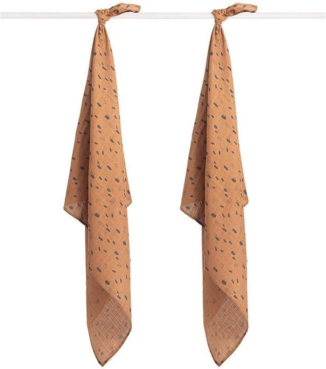 Jollein Hydrofiele Doek Large 115x115cm Wild Flowers - 2 Stuks 14 Jollein Hydrofiele Doek Large 115x115cm Wild Flowers - 2 Stuks - Afbeelding 14