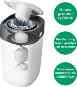 Tommee Tippee Milieuvriendelijke Twist & Click Luieremmer - Met 1 Navulcassette - Groen 11 Tommee Tippee Milieuvriendelijke Twist & Click Luieremmer - Met 1 Navulcassette - Groen -Babyproducten 1060x1200 5