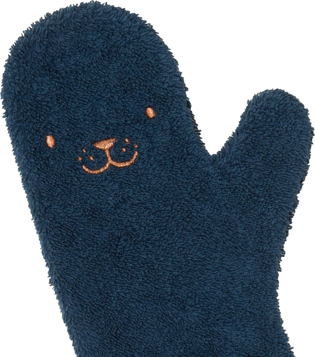 Invented 4 Kids - Douche Washandje - Washandjes - Petrol Zeehond 2 Invented 4 Kids - Douche Washandje - Washandjes - Petrol Zeehond - Afbeelding 2