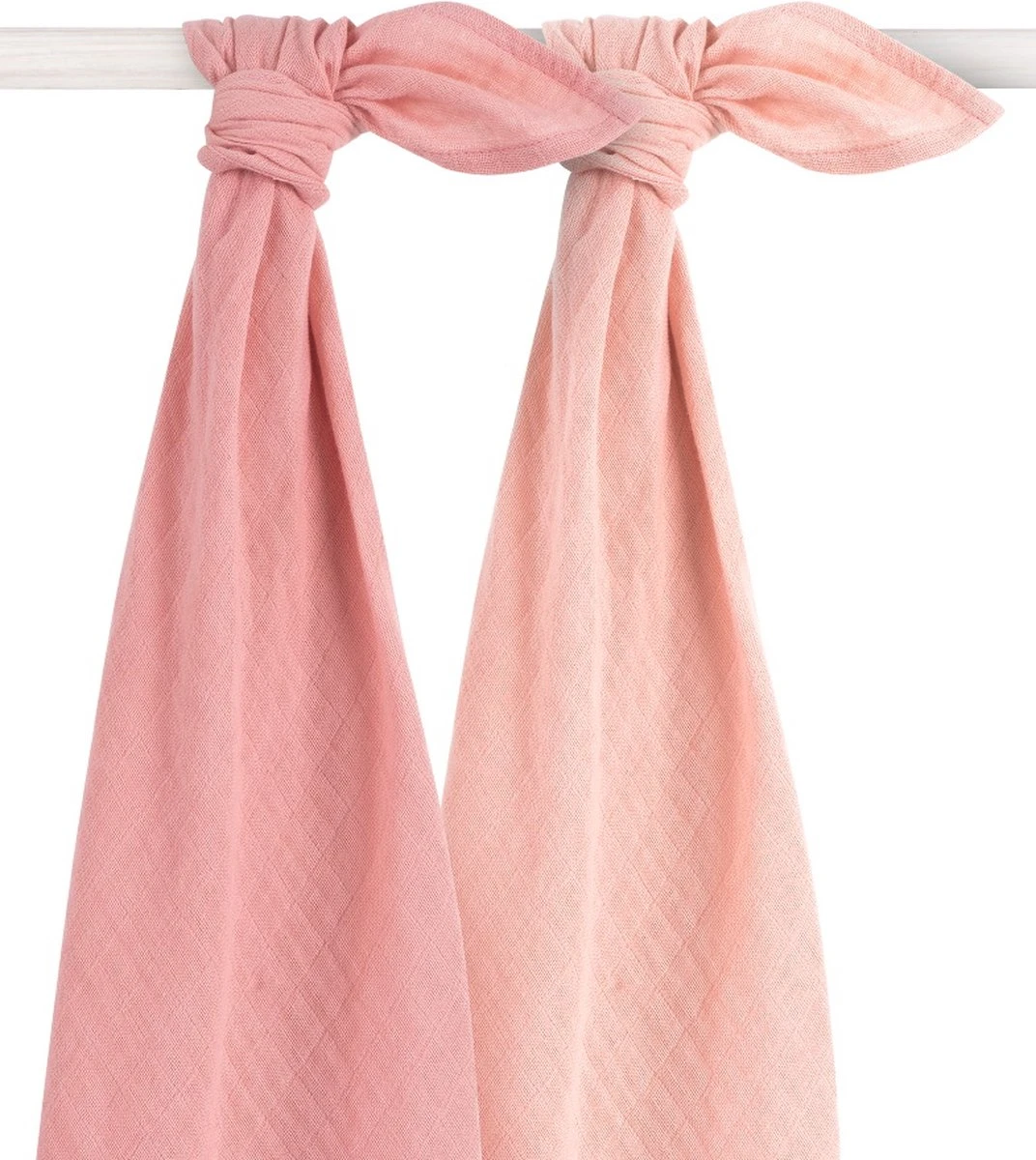 Jollein Hydrofiele Doek Large 115x115cm Bamboe Katoen - Pale Pink - 2 Stuks 11 Jollein Hydrofiele Doek Large 115x115cm Bamboe Katoen - Pale Pink - 2 Stuks - Afbeelding 11