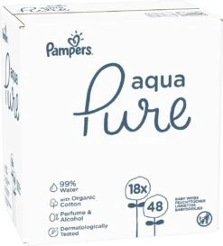 Pampers® Pampers Aqua Pure Billendoekjes - 864 Doekjes -Babyproducten 1084x1200