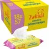 Zwitsal - Billendoekjes Sensitive - 18 X 57 - 1026 Babydoekjes