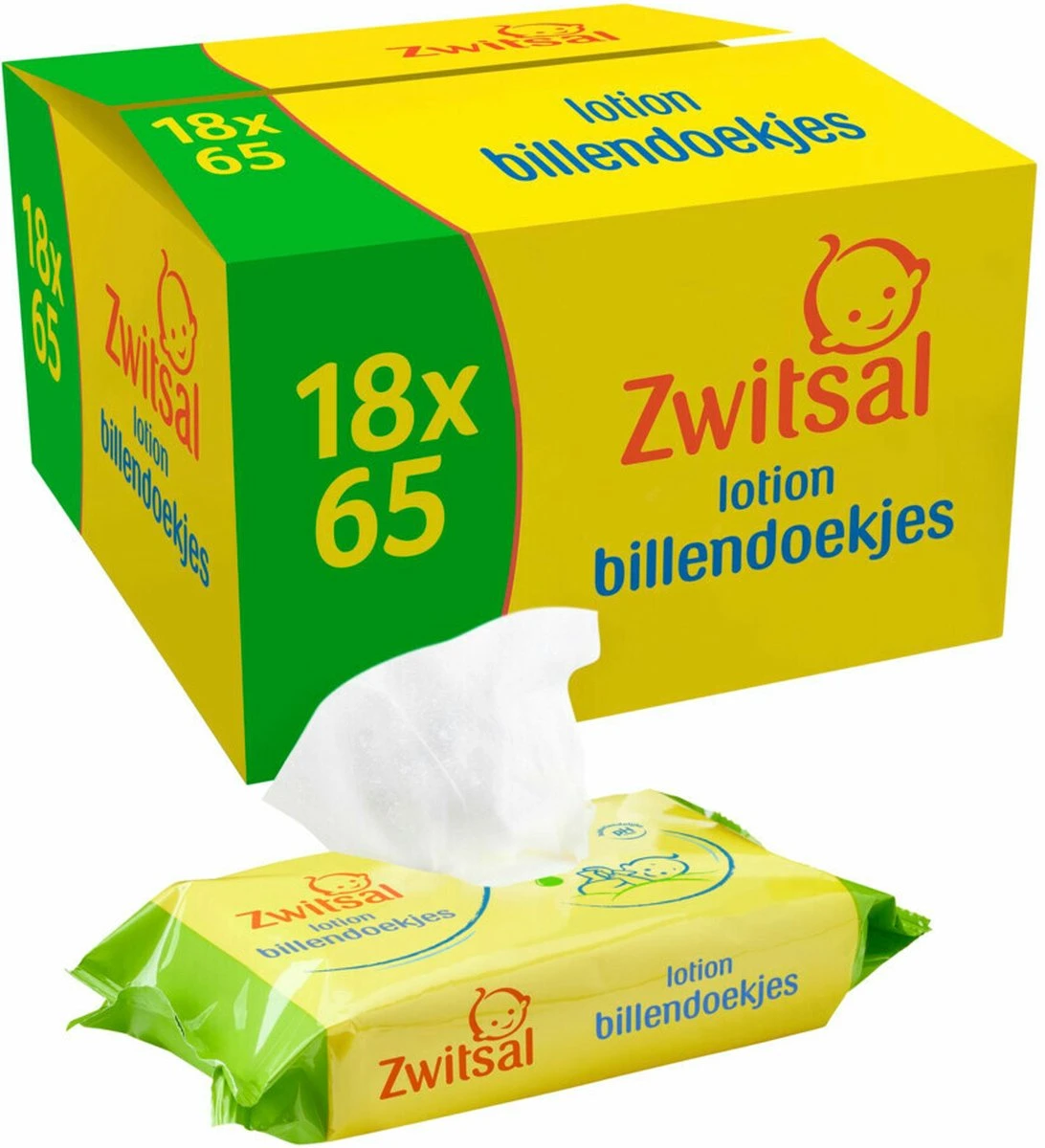 Zwitsal Billendoekjes Lotion - Normale Huid - 1170 Doekjes 1 Zwitsal Billendoekjes Lotion - Normale Huid - 1170 Doekjes
