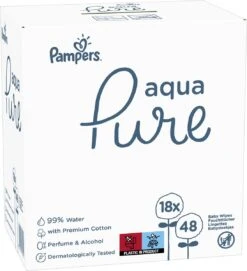 Pampers® Pampers - Aqua Pure - Billendoekjes - 2592 Doekjes - 54 X 48 -Babyproducten 1095x1200 2