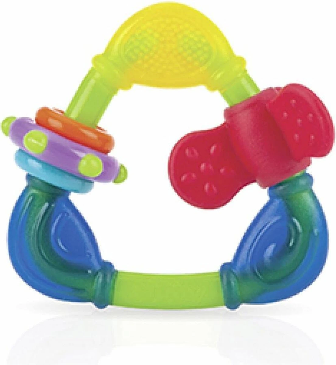 Nuby - Bijtspeelgoed - Bijtdriehoek - 3m+ 2 Nuby - Bijtspeelgoed - Bijtdriehoek - 3m+ - Afbeelding 2