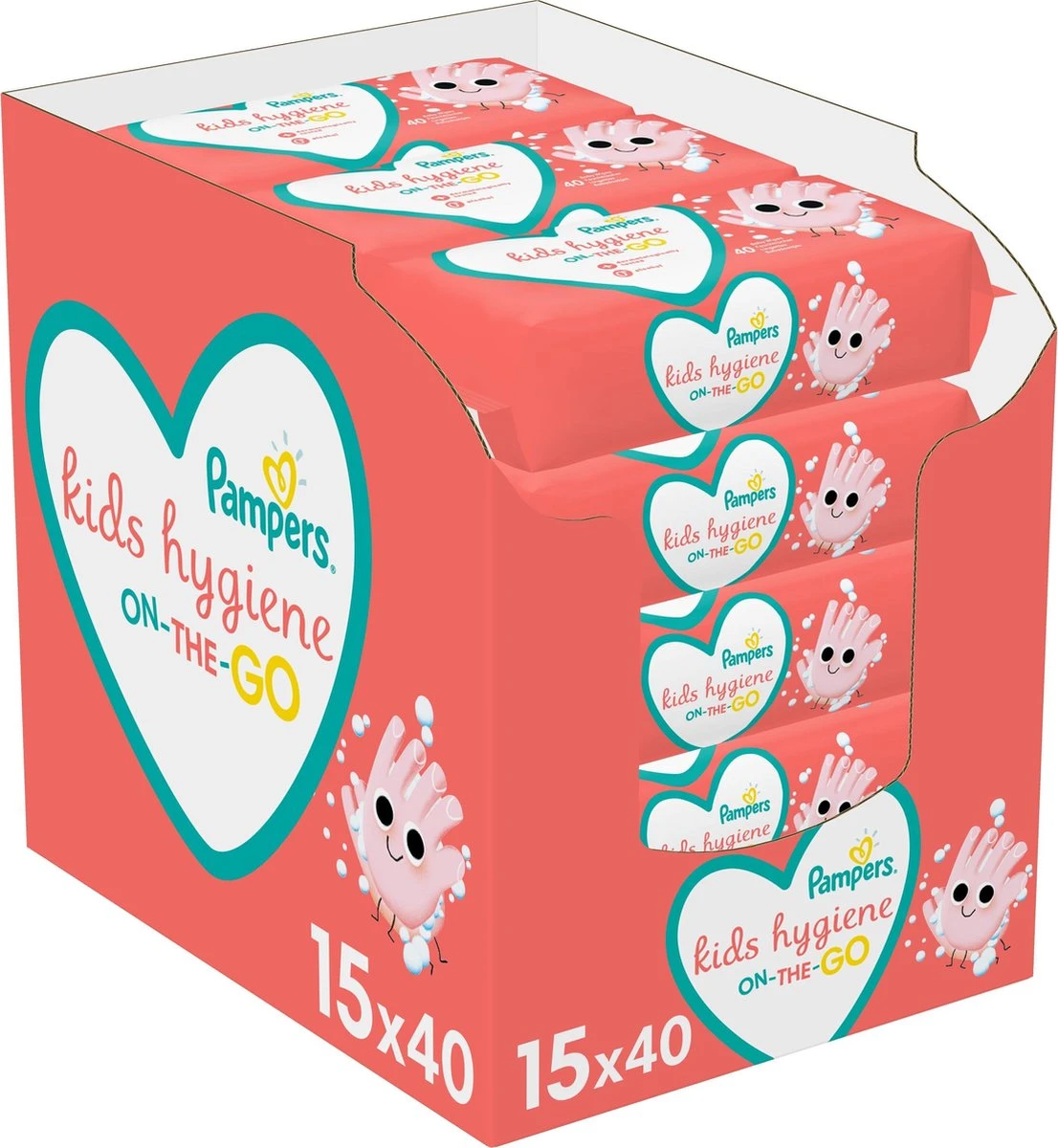 Pampers® Pampers Kids Hygiene On-The-Go Doekjes - 600 Doekjes 1 Pampers® Pampers Kids Hygiene On-The-Go Doekjes - 600 Doekjes