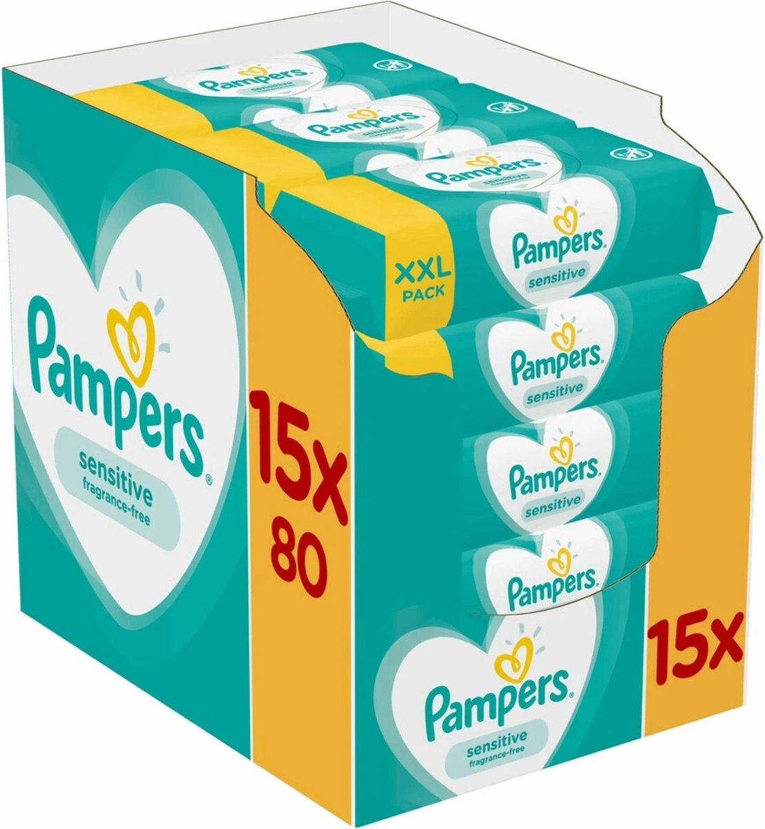 Pampers® Pampers Sensitive Billendoekjes - 1200 Doekjes 13 Pampers® Pampers Sensitive Billendoekjes - 1200 Doekjes - Afbeelding 13