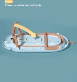 Babybadje 3 In 1 Opvouwbaar - Inclusief Badkussen - Thermometer Ingebouwd - Model 2023 - Roze -Babyproducten 1125x1200 1