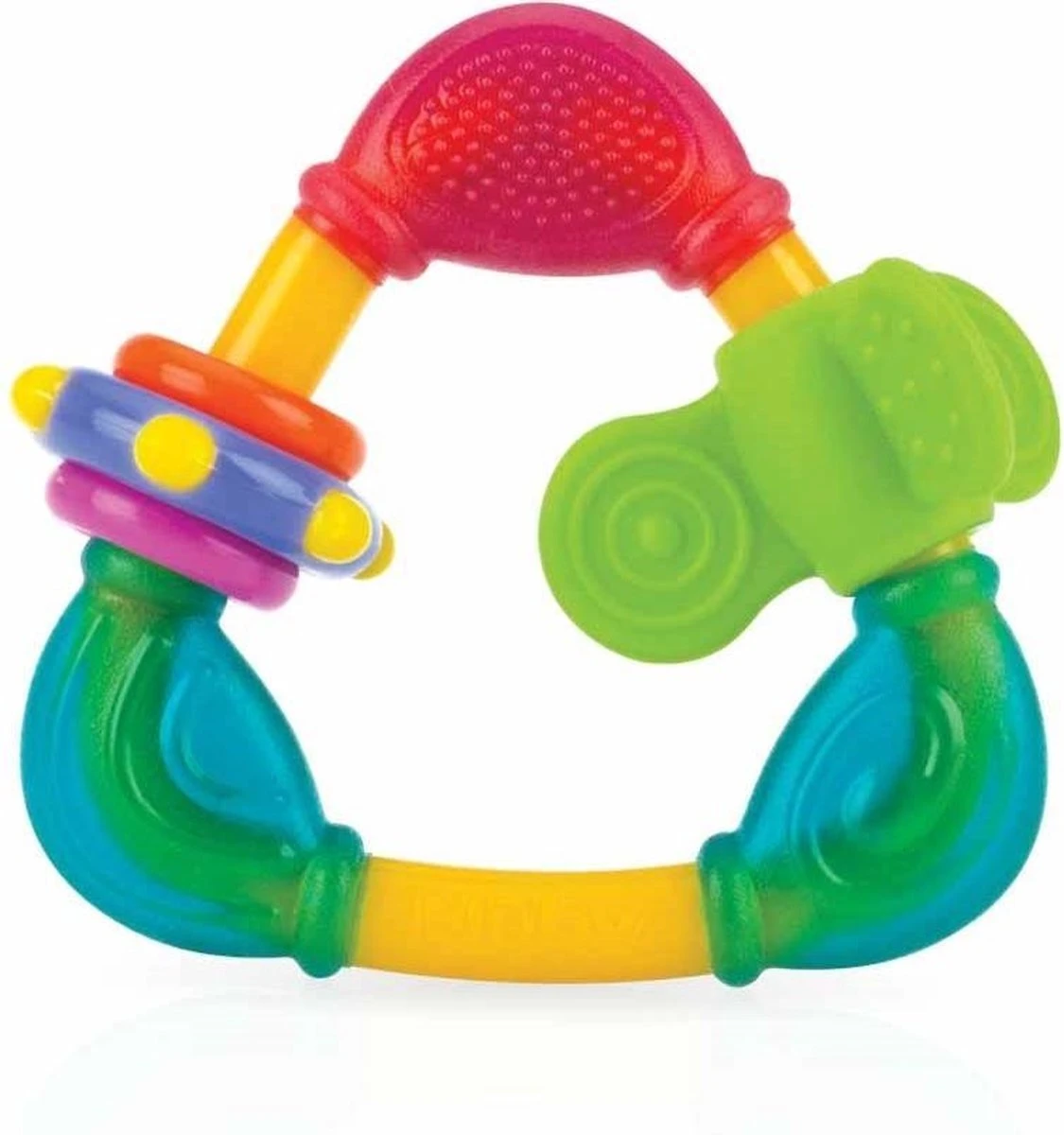Nuby - Bijtspeelgoed - Bijtdriehoek - 3m+ 1 Nuby - Bijtspeelgoed - Bijtdriehoek - 3m+
