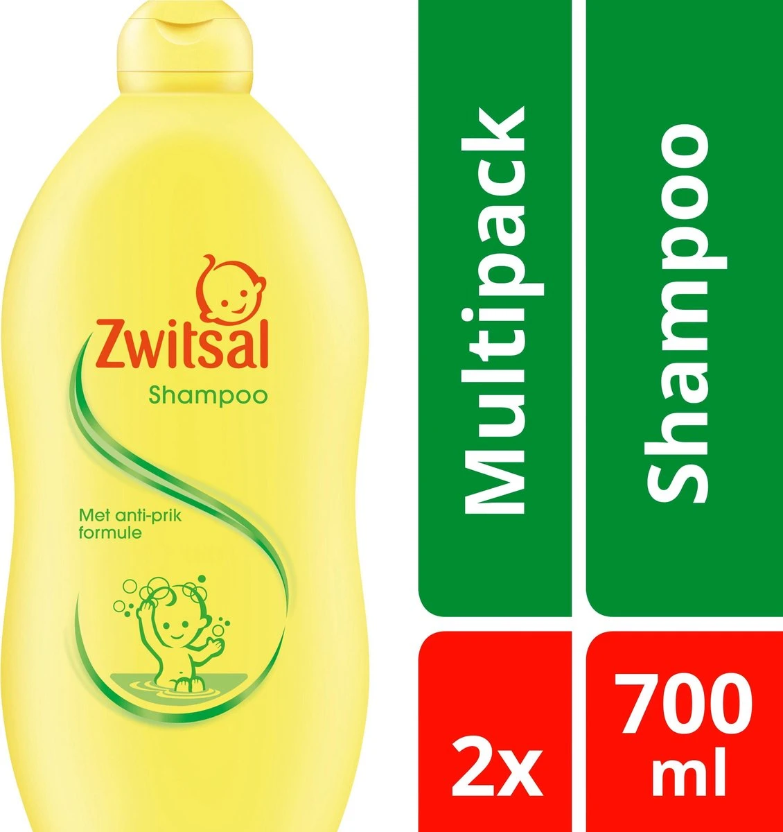 Zwitsal Baby Shampoo - 2 X 700 Ml - Voordeelverpakking 1 Zwitsal Baby Shampoo - 2 X 700 Ml - Voordeelverpakking