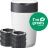 Tommee Tippee Milieuvriendelijke Twist & Click Luieremmer - Met 6 Navulcassettes - Wit