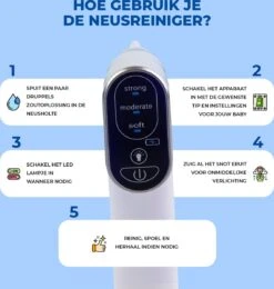 Young Star Baby - Elektrische Neusreiniger Baby - Neuszuiger Met USB - Neuspeer - Neusdouche - Snotverwijderaar -Babyproducten 1138x1200