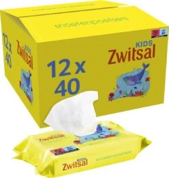 Zwitsal Kids Snoetenpoetsers - 12 X 40 Stuks - Voordeelverpakking -Babyproducten 1140x1200 1