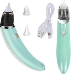 A&K Elektrische Oplaadbare Neuspeer Voor Baby En Kinderen - Inclusief Oplader, Handleiding En Batterijen - Hygiënische Neusreiniger - Baby Aspirator - Neuszuiger - Baby Neuspompje - Toetenveger - Snoetenpoetser - Mintgroen - Neusspoeler -Babyproducten 1152x1200 2
