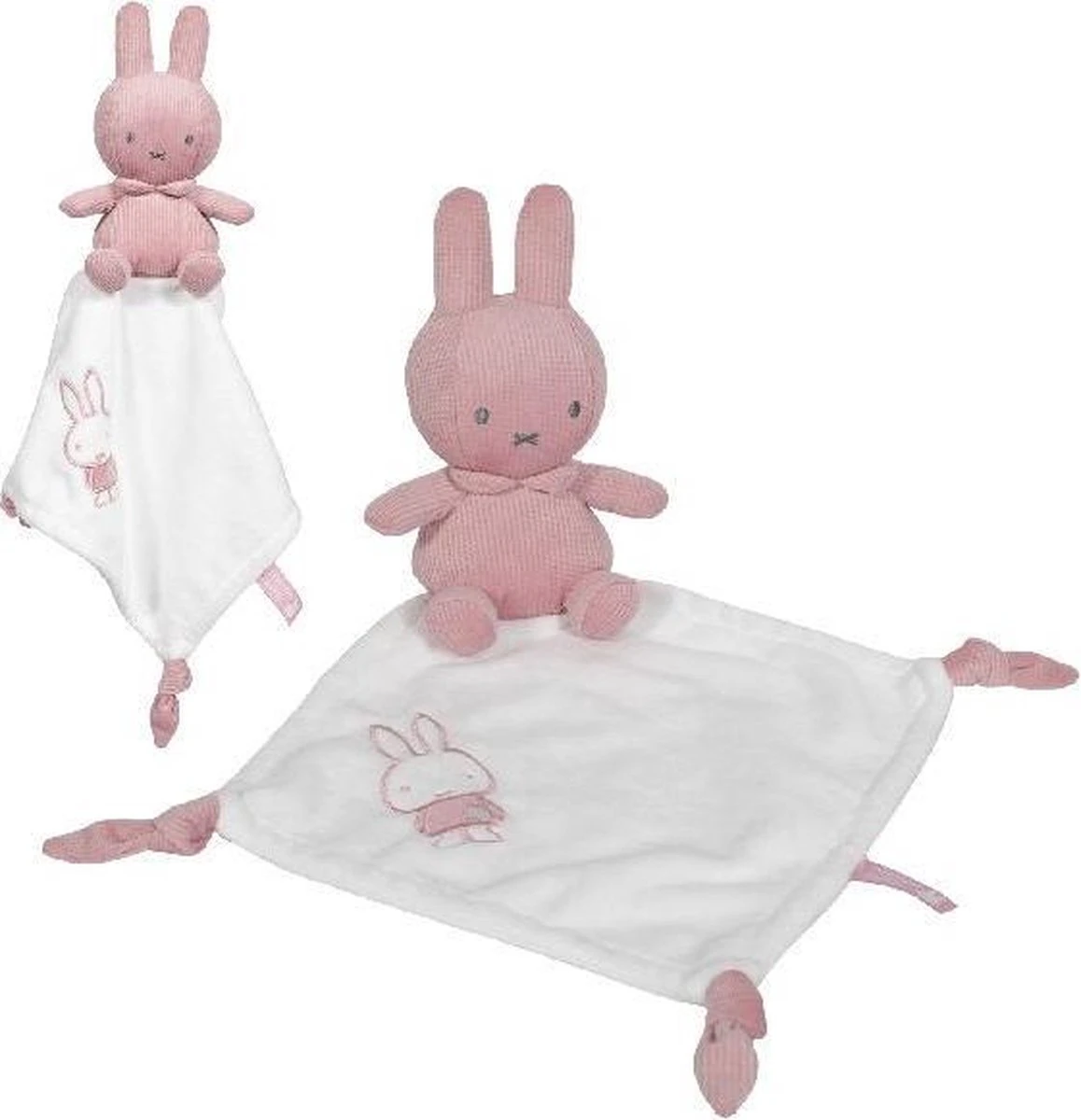 Tiamo Collection Knuffeldoekje Nijntje - Pink Baby Rib 9 Tiamo Collection Knuffeldoekje Nijntje - Pink Baby Rib - Afbeelding 9
