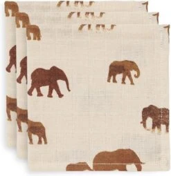 Jollein Hydrofiel Multidoek Snake 70x70cm - Pale Pink - 3 Stuks -Babyproducten 1163x1200 3