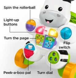 Fisher Price Fisher-Price Loop Met Mij Zebra - Looptrainer 35 Fisher Price Fisher-Price Loop Met Mij Zebra - Looptrainer -Babyproducten 1167x1200 4