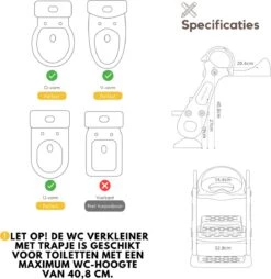 OwlyShop Pinguïn WC Verkleiner Met Trapje - Opvouwbare Toiletverkleiner - Toilet Trainer Met Trapje Voor Jongens & Meisjes - Urinoirs Voor Kind & Peuter Van 2 Tot 7 Jaar -Babyproducten 1169x1200 1