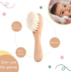 Baby Borstel - Baby Haarborstel - Baby Verzorging Set - Baby Borstel En Kam - Houten Baby Kam - Haarborstel Set - Babyshower Gift- Baby Verzorgingsproducten - Baby Kam - Kraamcadeau -Babyproducten 1188x1200 3