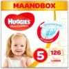Huggies Luiers - Maat 5 (11 Tot 25 Kg) - 126 Stuks - Voordeelverpakking