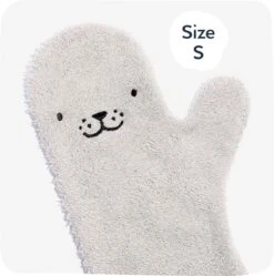 Nifty Baby Shower Glove Grey Seal Small