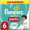 Pampers® Pampers Baby Dry Nappy Pants Maat 6 - 144 Luierbroekjes Maandbox
