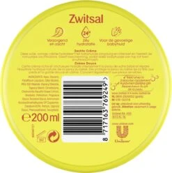 Zwitsal Zachte Creme Baby - Huidvriendelijke PH - 200 Ml -Babyproducten 1194x1200 5