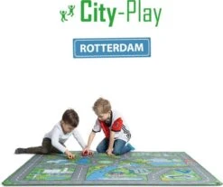 Speelkleed Rotterdam City-Play - Autokleed - Verkeerskleed - Speelmat Rotterdam -Babyproducten 1200x1007 2