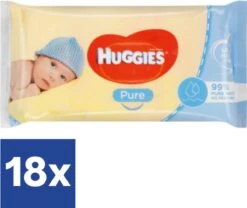 Huggies Billendoekjes - Pure 99% Water - 18 X 56 Stuks - 1008 Doekjes - Voordeelverpakking 23 Huggies Billendoekjes - Pure 99% Water - 18 X 56 Stuks - 1008 Doekjes - Voordeelverpakking -Babyproducten 1200x1012 1