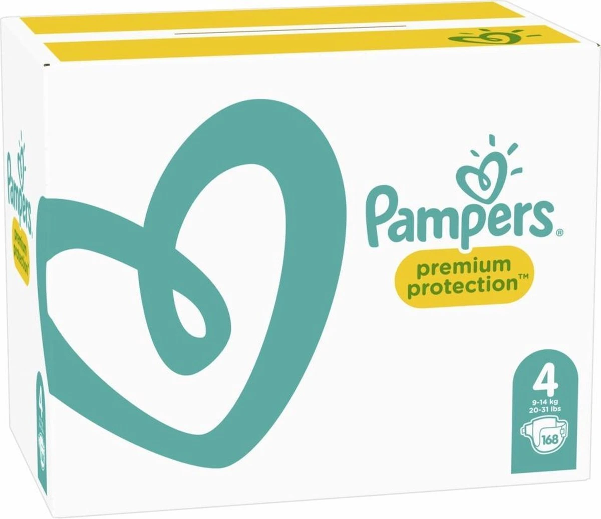 Pampers® Pampers Premium Protection Luiers - Maat 4 (9-14 Kg) - 168 Stuks - Multi-Pack 10 Pampers® Pampers Premium Protection Luiers - Maat 4 (9-14 Kg) - 168 Stuks - Multi-Pack - Afbeelding 10