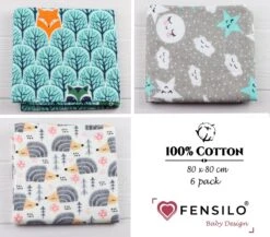 Flanellen Luiers - 80 X 80cm - 6 Pack - Flanellen Doeken Van Flanel Katoen - Mint - Fensilo -Babyproducten 1200x1055 2