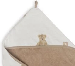 Jollein Badcape 75x75cm Teddy Bear - GOTS -Babyproducten 1200x1064