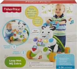 Fisher Price Fisher-Price Loop Met Mij Zebra - Looptrainer 33 Fisher Price Fisher-Price Loop Met Mij Zebra - Looptrainer -Babyproducten 1200x1068 9