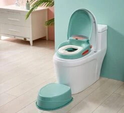 Housie 3-in-1 Plaspotje – Plaspotje Kind – Potje Peuter – Potje Met Deksel – WC Potje Peuter – WC Verkleiner – Opstapje - Groen -Babyproducten 1200x1094