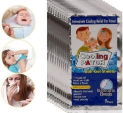 5Pc's Koelpleisters Voor Baby's - Koelpleister Baby - Babykoorts - Baby Verzorging - Koelpleisters Baby - Koorts Pleisters - Ijsgel Pads Koel Pleisters - Verkoeling Pleisters - 5 Stuks - Zomer Koeling Pleister