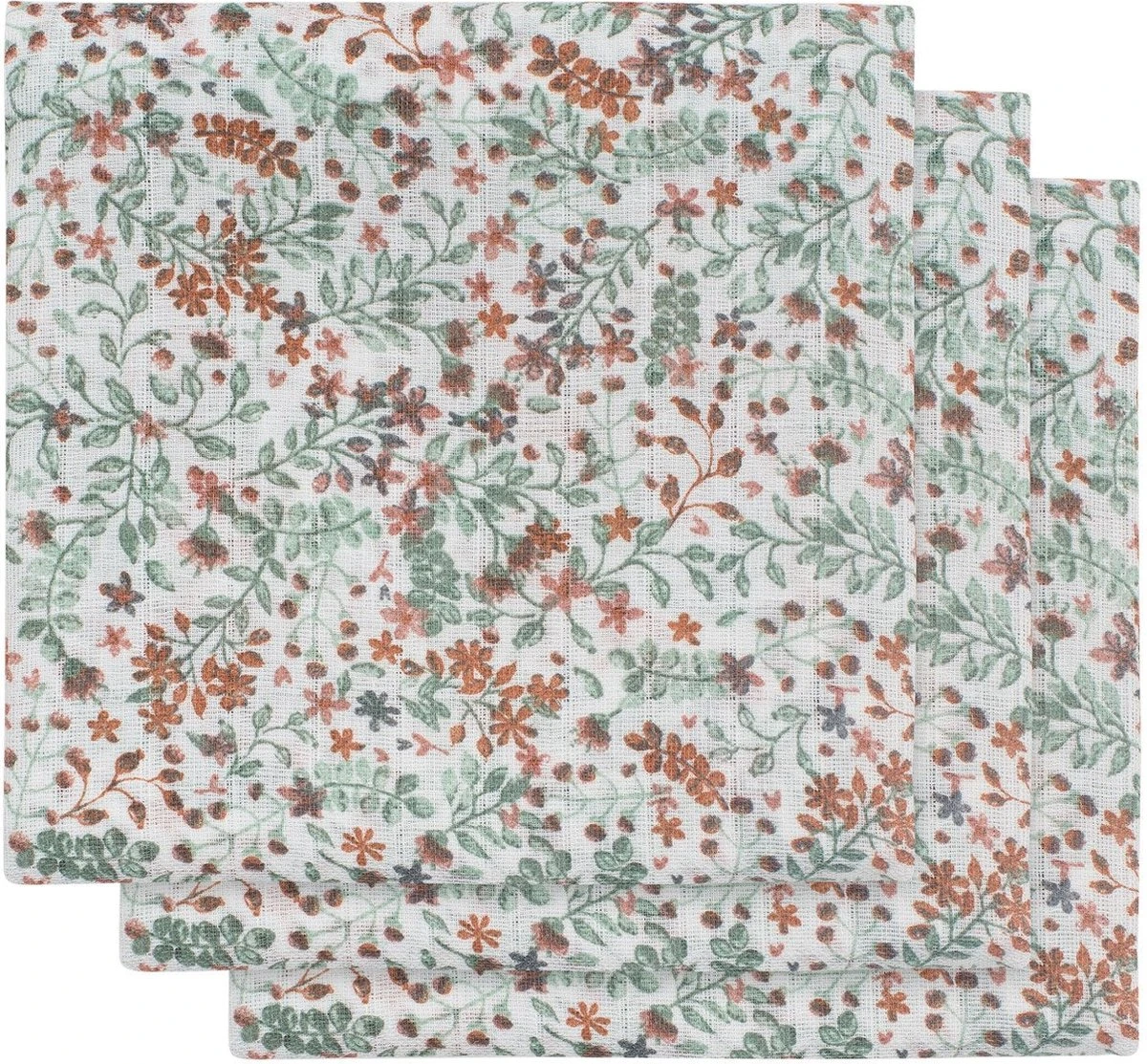 Jollein Hydrofiel Multidoek Bloom 70x70cm - 3 Stuks 17 Jollein Hydrofiel Multidoek Bloom 70x70cm - 3 Stuks - Afbeelding 17