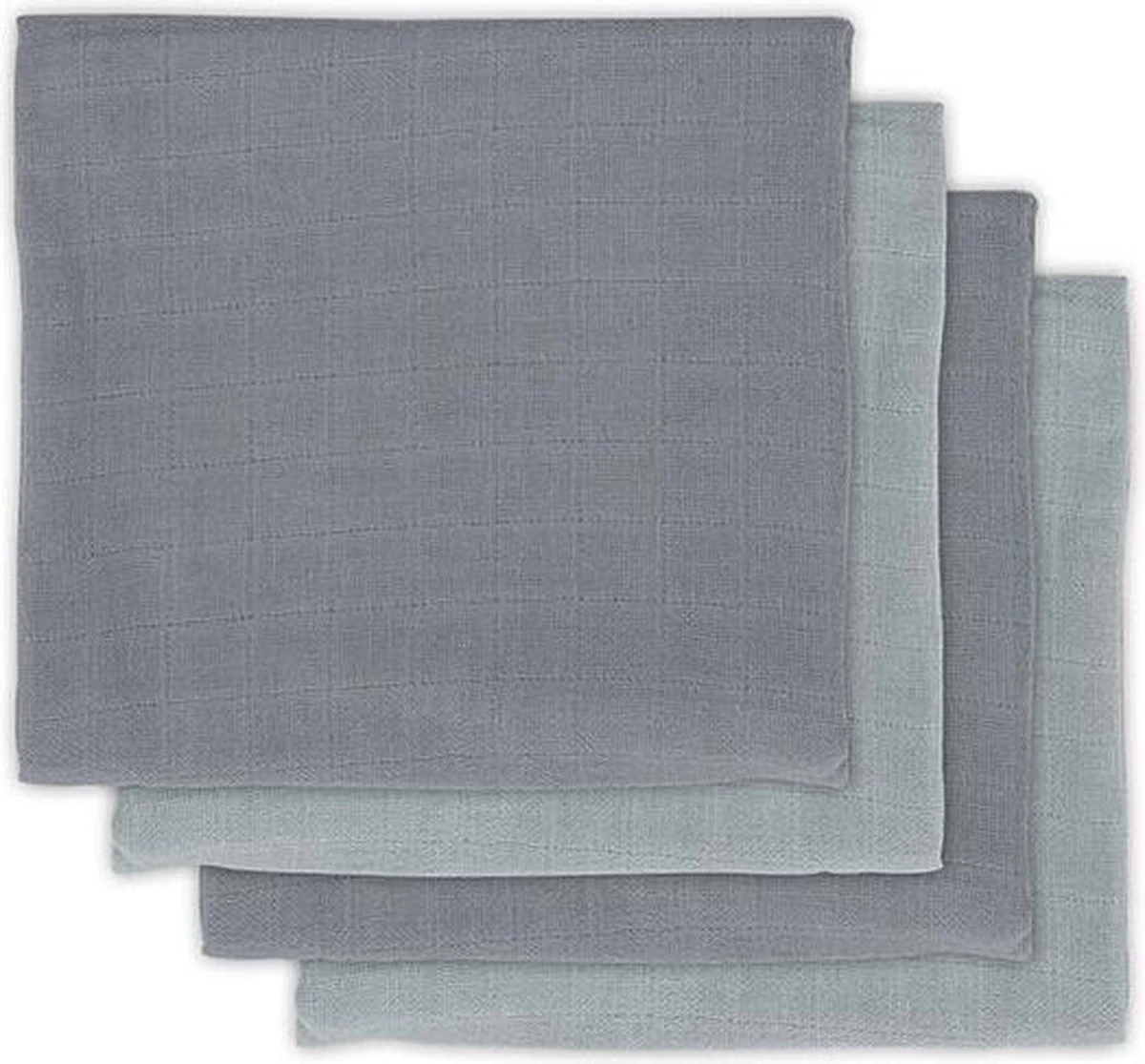 Jollein Hydrofiele Doek Small 70x70cm Bamboe Katoen - Storm Grey - 4 Stuks 20 Jollein Hydrofiele Doek Small 70x70cm Bamboe Katoen - Storm Grey - 4 Stuks - Afbeelding 20