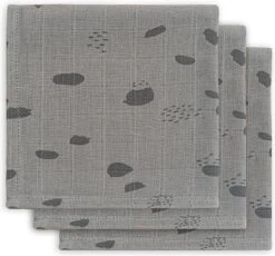 Jollein Hydrofiel Multidoek Spot 70x70cm - Storm Grey - 3 Stuks -Babyproducten 1200x1119 5