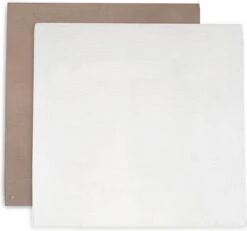 Jollein Hydrofiele Doek Large Bamboe Katoen 115x115cm Biscuit/Ivory - 2 Stuks -Babyproducten 1200x1120 1