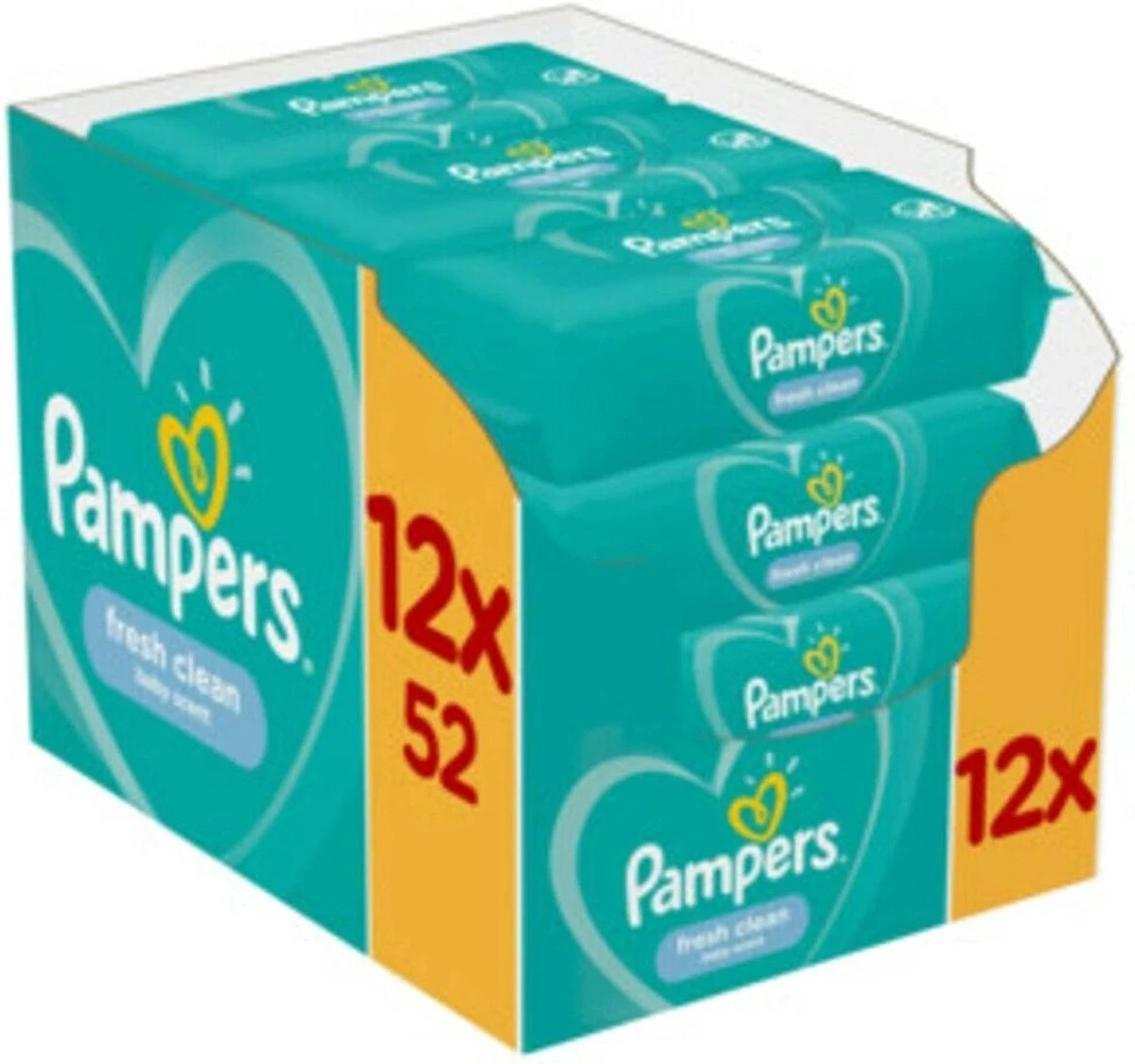 Pampers® Pampers - Fresh Clean - Billendoekjes - 1248 Doekjes - 24 X 52 4 Pampers® Pampers - Fresh Clean - Billendoekjes - 1248 Doekjes - 24 X 52 - Afbeelding 4