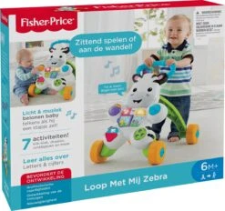 Fisher Price Fisher-Price Loop Met Mij Zebra - Looptrainer 34 Fisher Price Fisher-Price Loop Met Mij Zebra - Looptrainer -Babyproducten 1200x1126 9