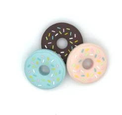 Donut Bijtketting Kauwsieraad - Turqoise -Babyproducten 1200x1133 10